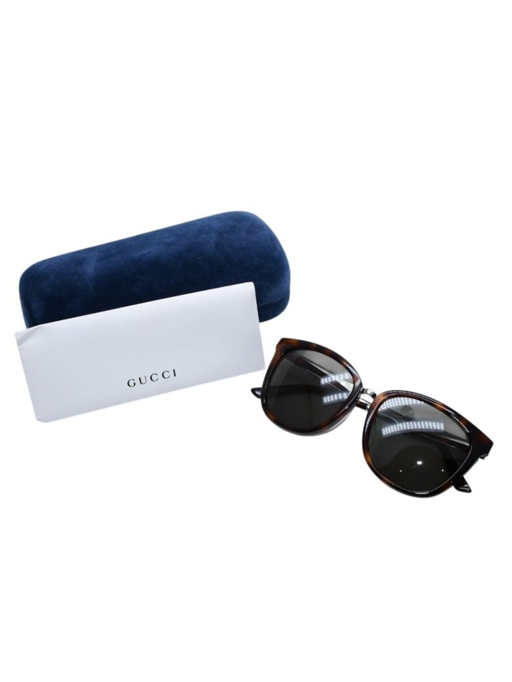 Gucci Sunglasses Green Silver Eyewear